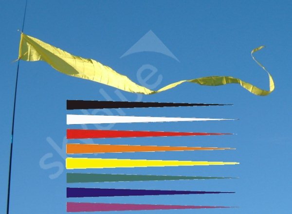 Additional Image of 4m Tail Banner Flag 40 x 400cm -- Yellow [CLICK TO VIEW]